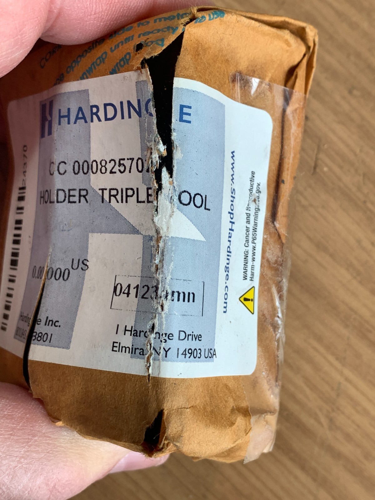 HARDINGE TRIPLE TOOL HOLDER BODY – CC-33-3/4 CC 000825702 MADE IN USA