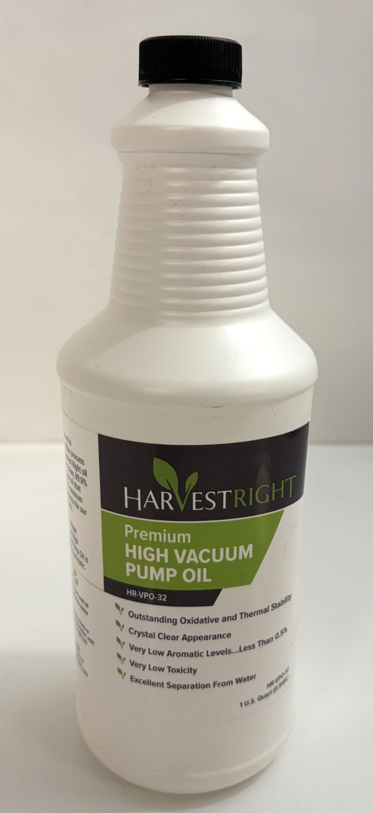 Harvest Right Premium High Vacuum Pump Oil Crystal Clear 1 Quart