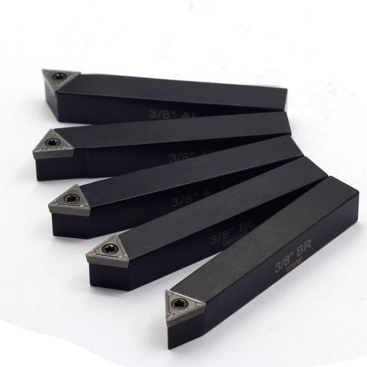OSCARBIDE 3/8″Mini Indexable Carbide Lathe Turning Tool Holder, Metal Lathe T…