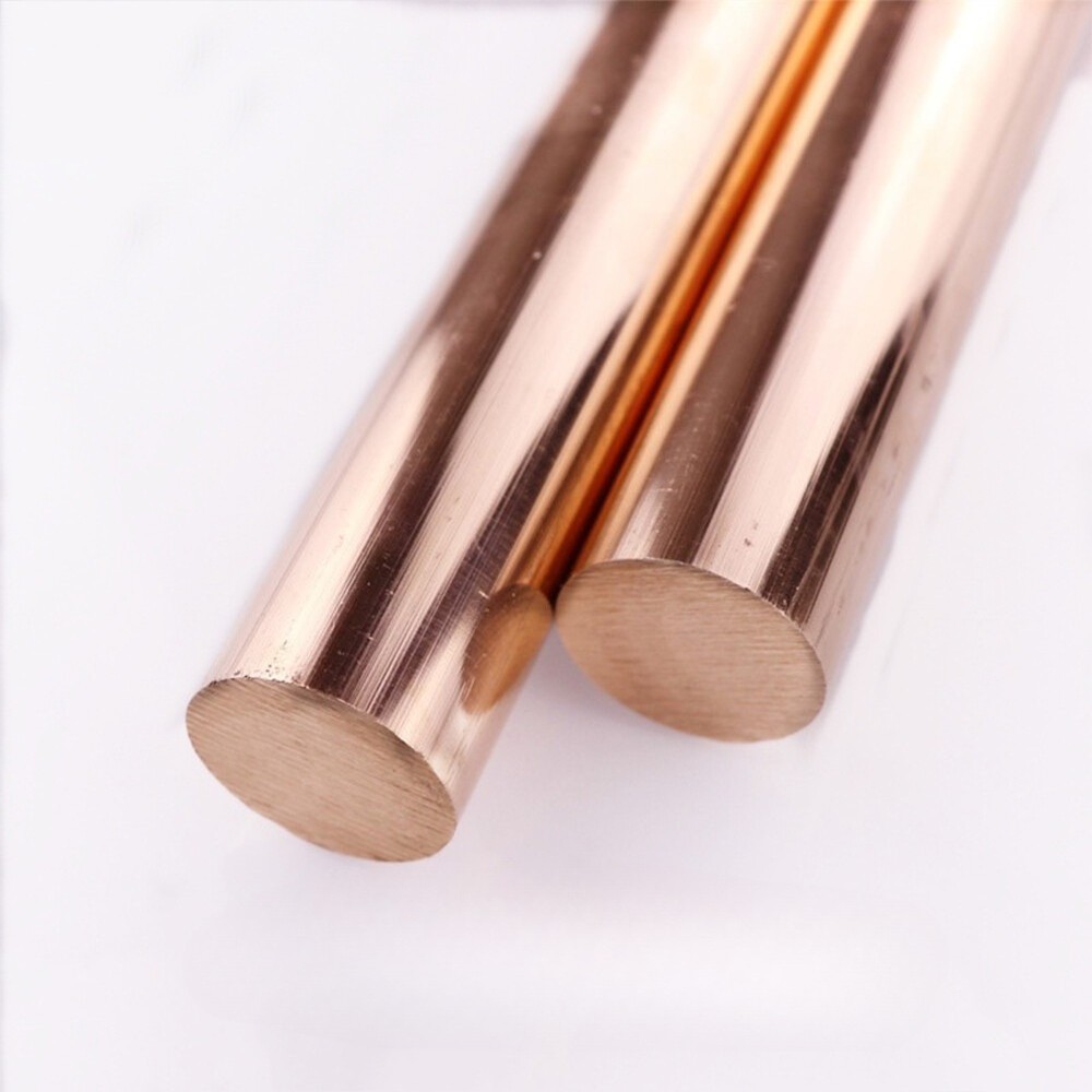 C11000 Cu-ETP Pure Copper Round Rods Copper Stick Solid Copper Bar Select Size