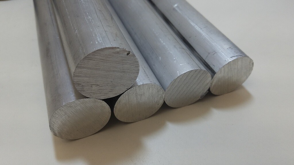 6061 Aluminum Round Bar, 1-1/4″ Round, 11″ long, Lathe, Solid, T6511