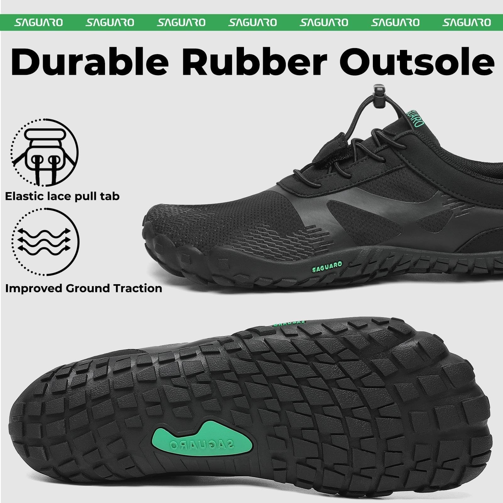 SAGUARO Barefoot Shoes for Men & Women | Wide Toe Box Zero-Drop Minimalist Tr…