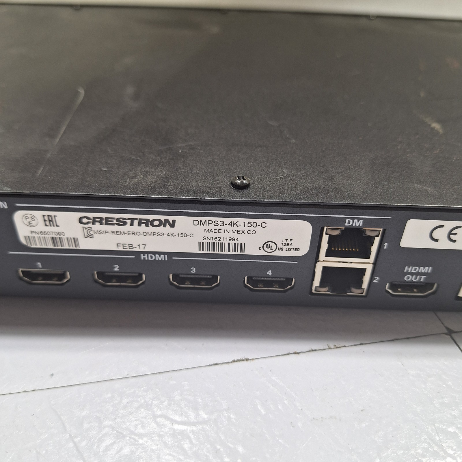Crestron, DMPS3-4K-150-C 4K Digital Media Presentation System 150