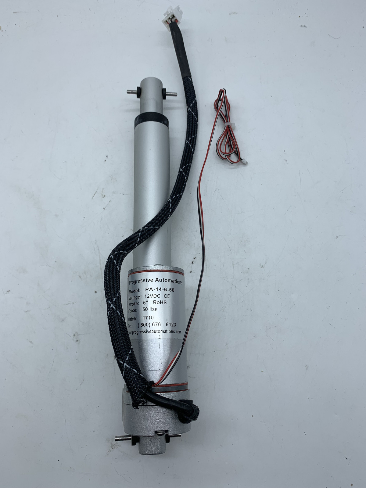 Progressive Automations PA-14-6-50 12v Dc 6″ 50Lbs Mini Electric Linear Actuator