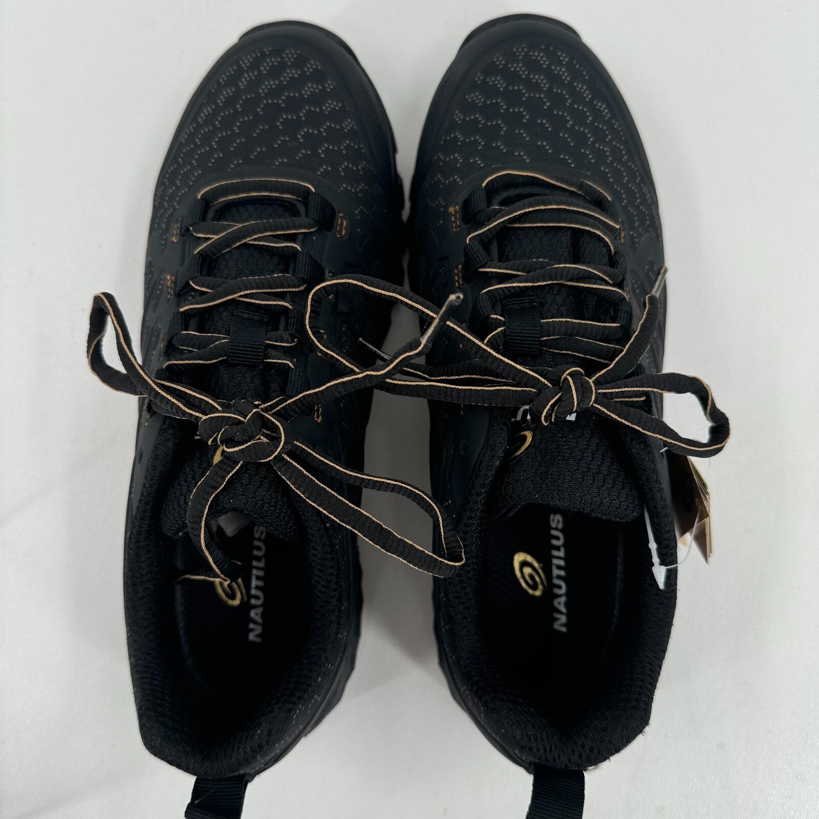 NEW Nautilus Stratus Work Safety Shoes WOMENS Black N4661 Lace Up Soft Toe 9