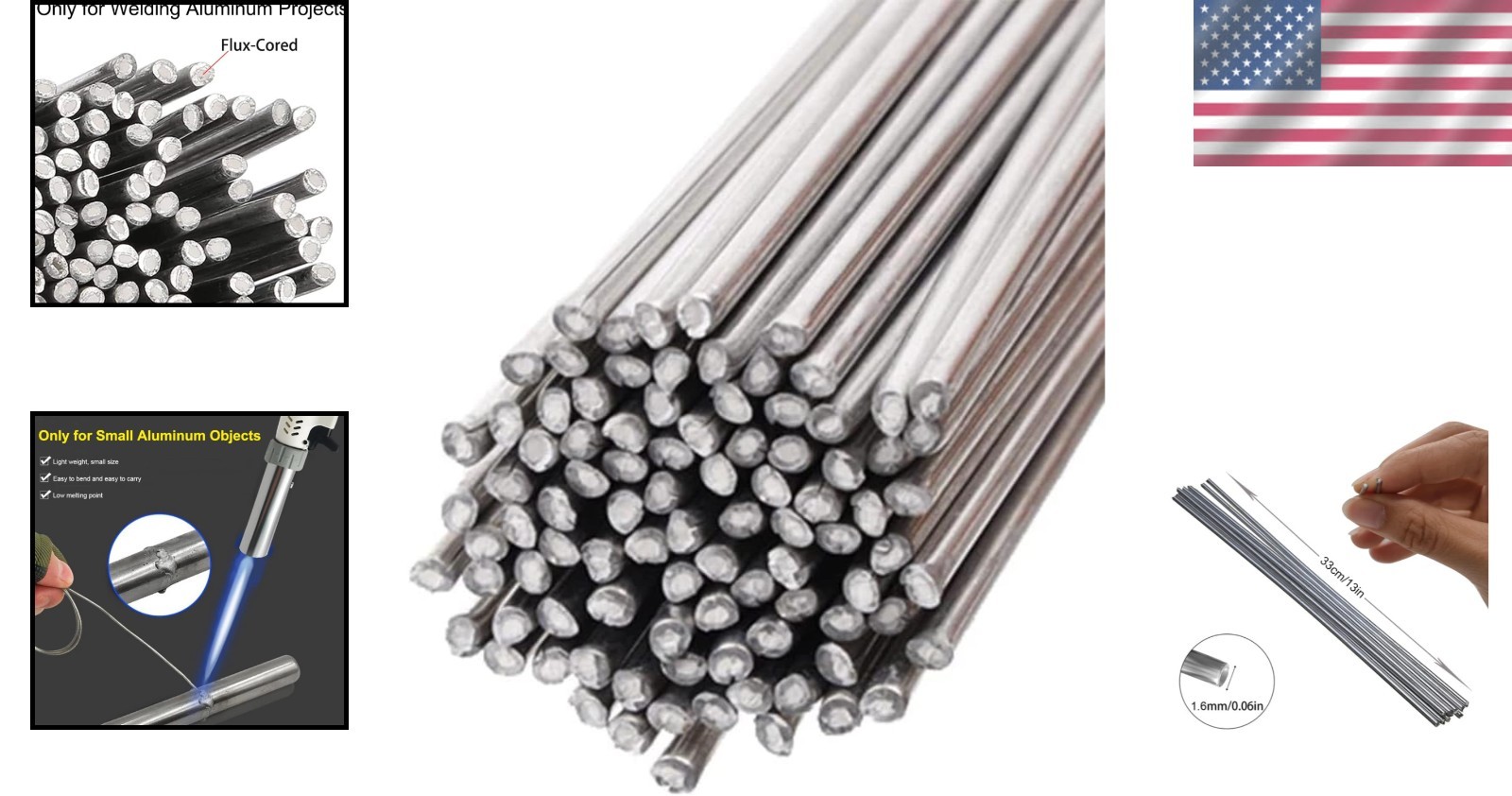 Nontoxic Aluminum Welding Rods 50Pcs – Low Temp Solution for Effective Joining