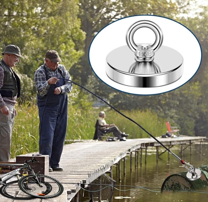 Fishing Magnets Super strong Rare Earth Neodymium Magnet set 150-1500 Lbs 1000Lb