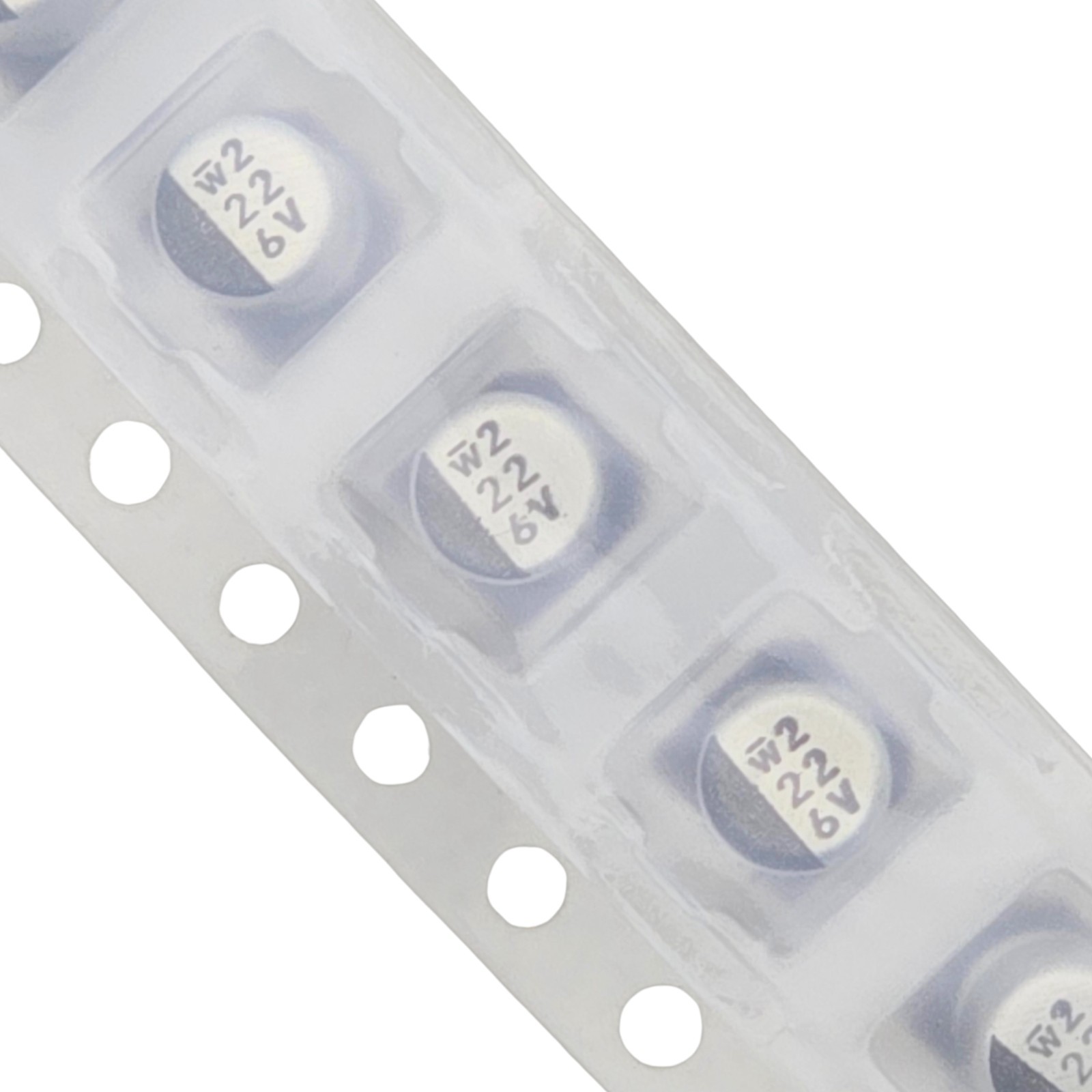 25pcs Nichicon 22uf 6.3V 85°C 20% SMD Aluminum Electrolytic Capacitors 4×4.5mm