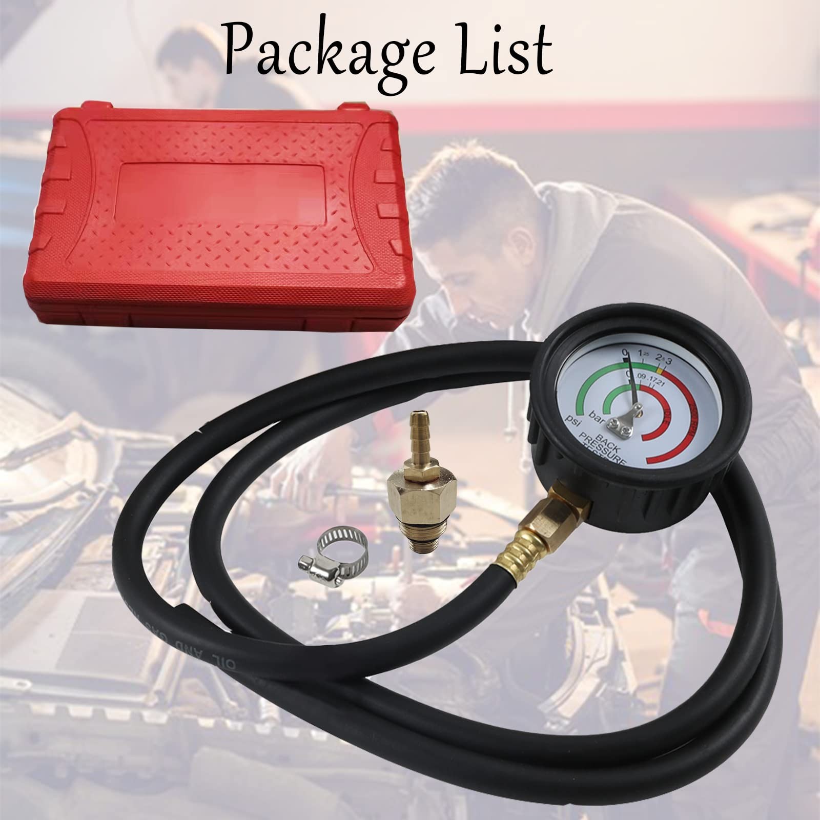 Exhaust Back Pressure Tester Car Catalytic Converter Clog Exhaust…