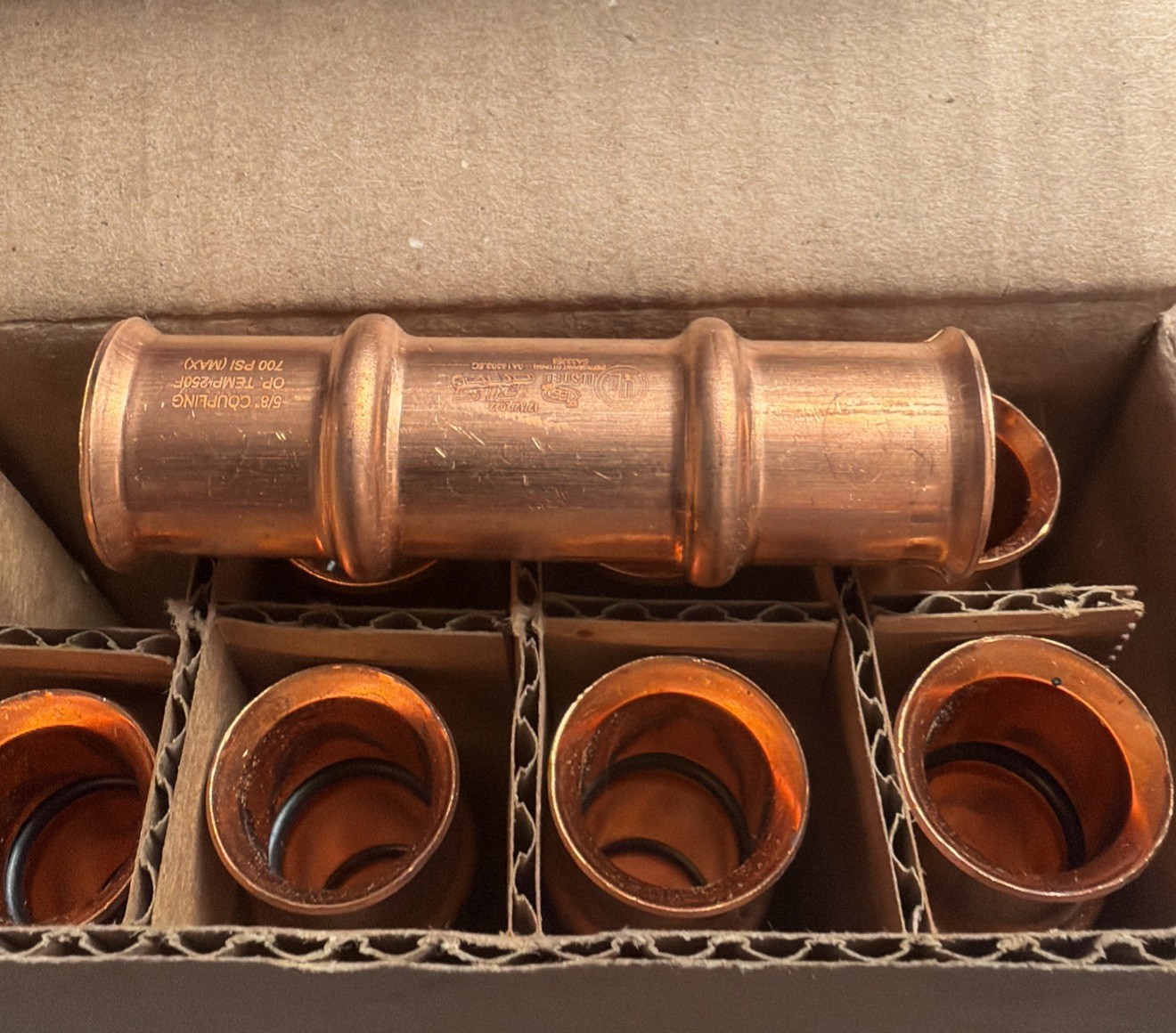 RLS 3011101000111 5/8″ Flame Free Press Coupling HVAC Fittings 10 PACk