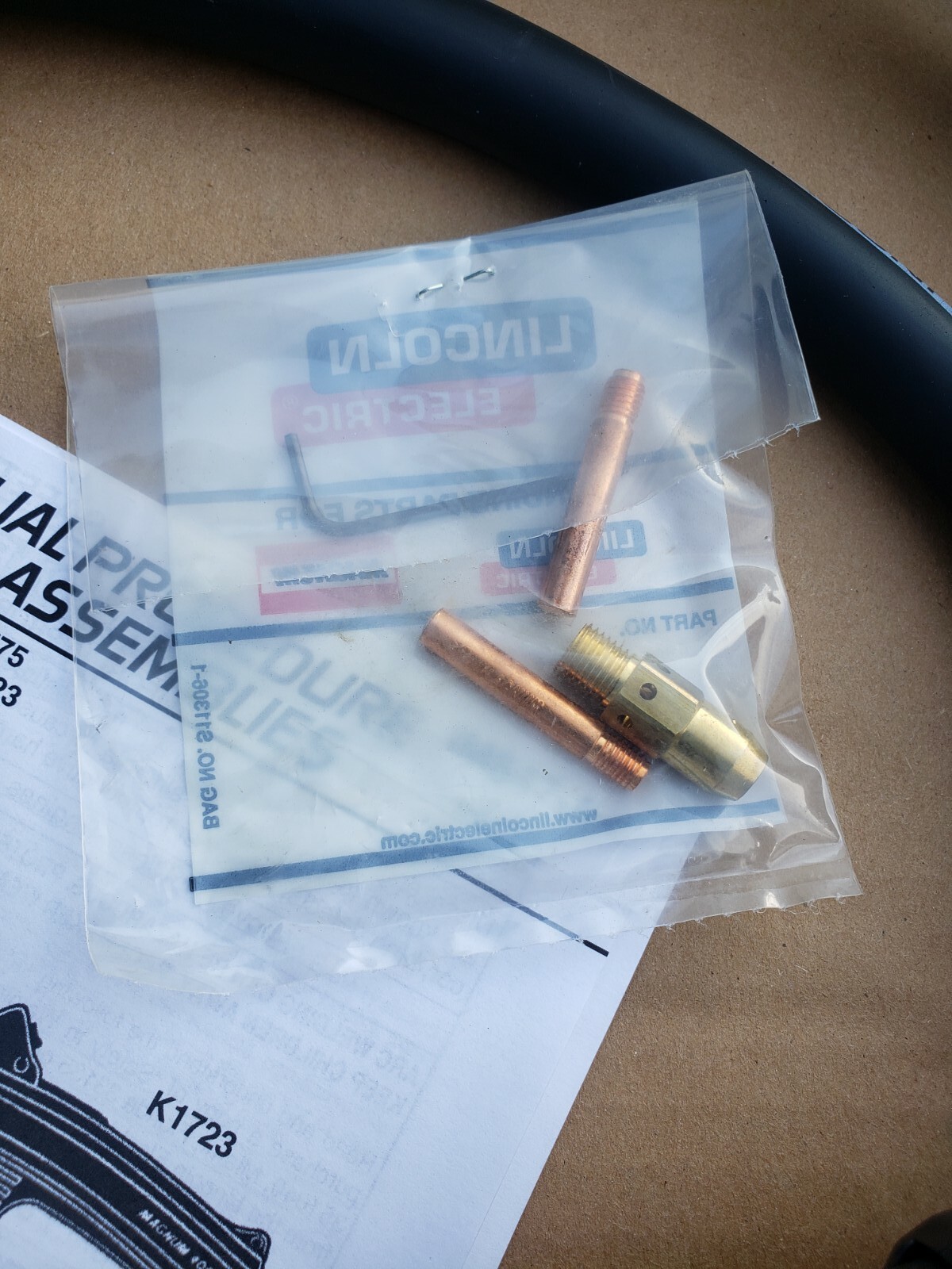 NEW Lincoln Electric MAGNUM 400 DP GUN (DUAL PROCEDURE, FAST-MATE) 15 FT K1723-2