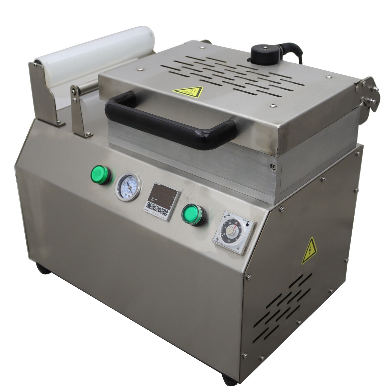110V/60Hz Bench Vacuum Sealer 2 Slots Commercial Vacuum Skin Packaging Machine