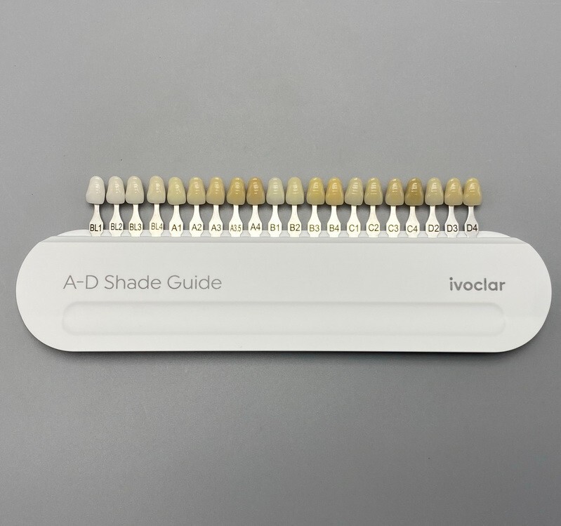 Ivoclar Vivadent Dental Shade Guide A-D 20 IPS Natural Die ND1-9 Bleach Teeth US