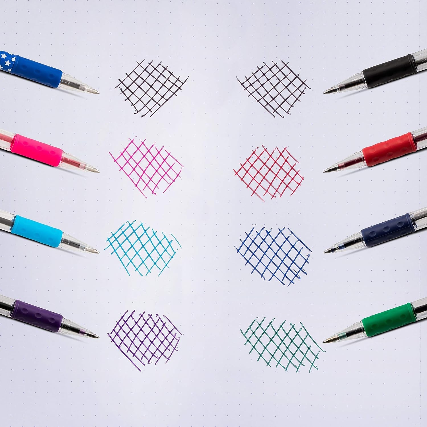 Ergonomic RSVP Ballpoint Pen Set – Black Ink 0.7mm, Pack of 5 for Everyday Use
