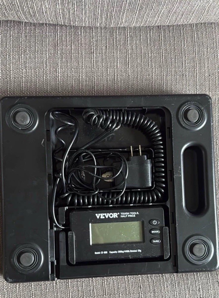 VEVOR Shipping Scale 200kg/440 lbs Digital Postal Scale AC/DC Package LCD