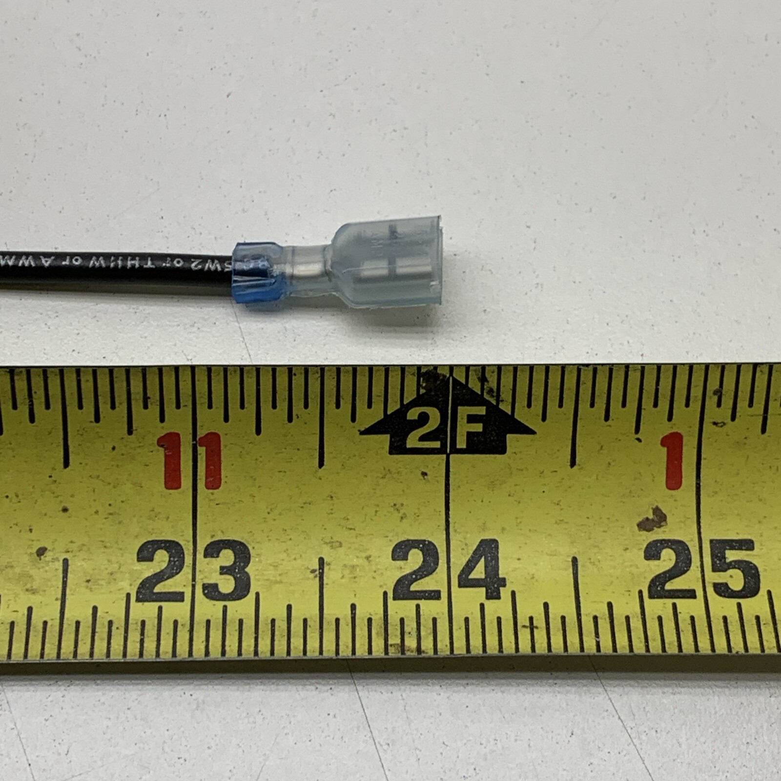 (10pcs) 14AWG MTW 24″ Jumper Wire with 1/4″ Spade Blade Quick Connect Terminals