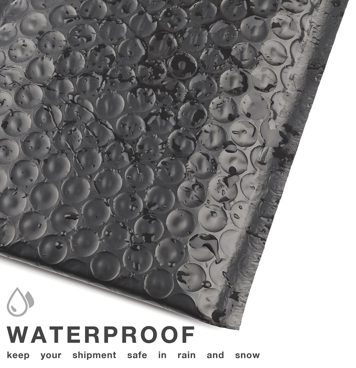 ProLine® 50 Black #2 8.5×12 Poly Bubble Padded Self Seal Envelopes Mailers