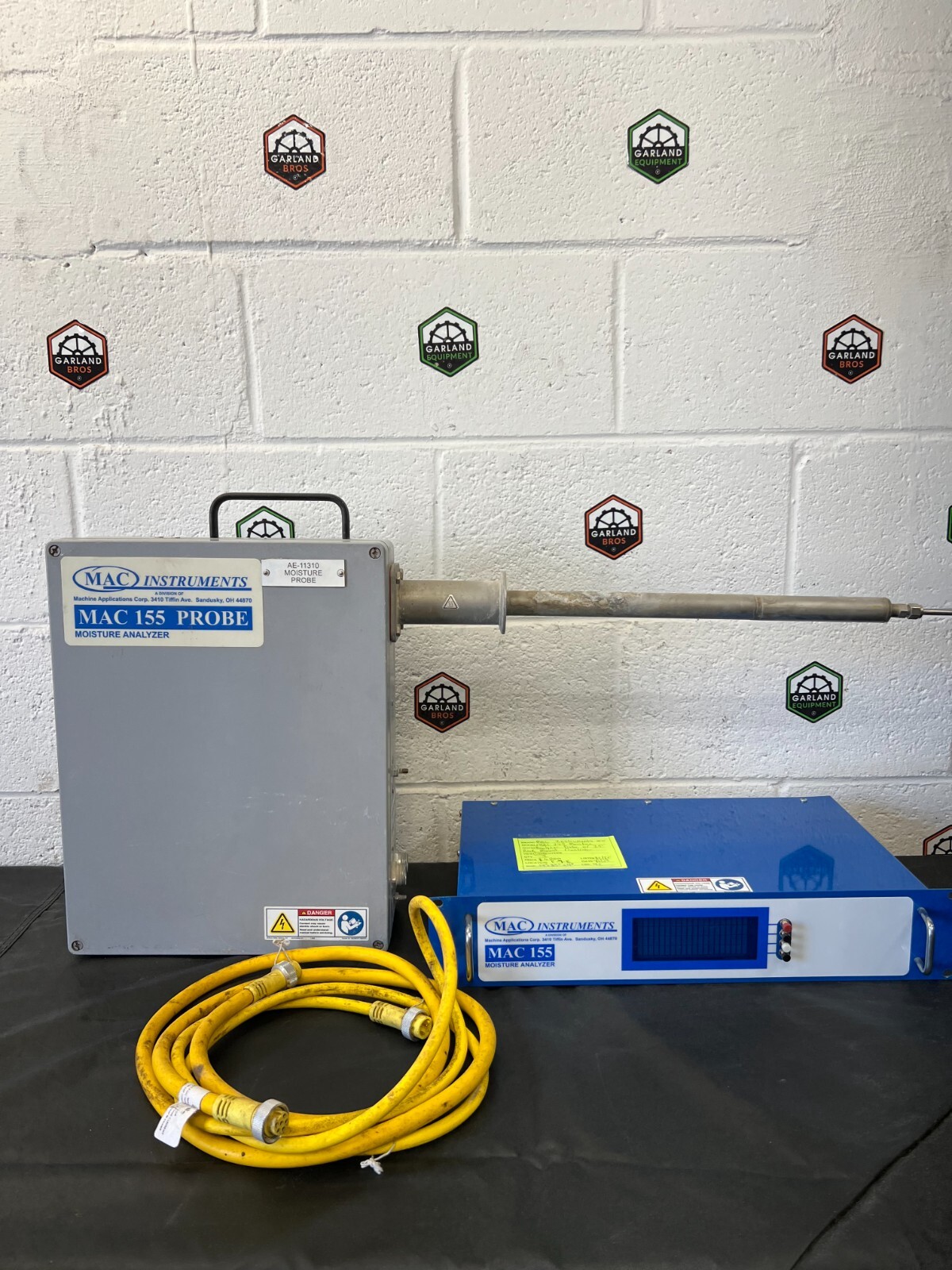 MAC Instruments MAC 155 Moisture Analyzer Probe w/ 19” Rack Mount Front Roller