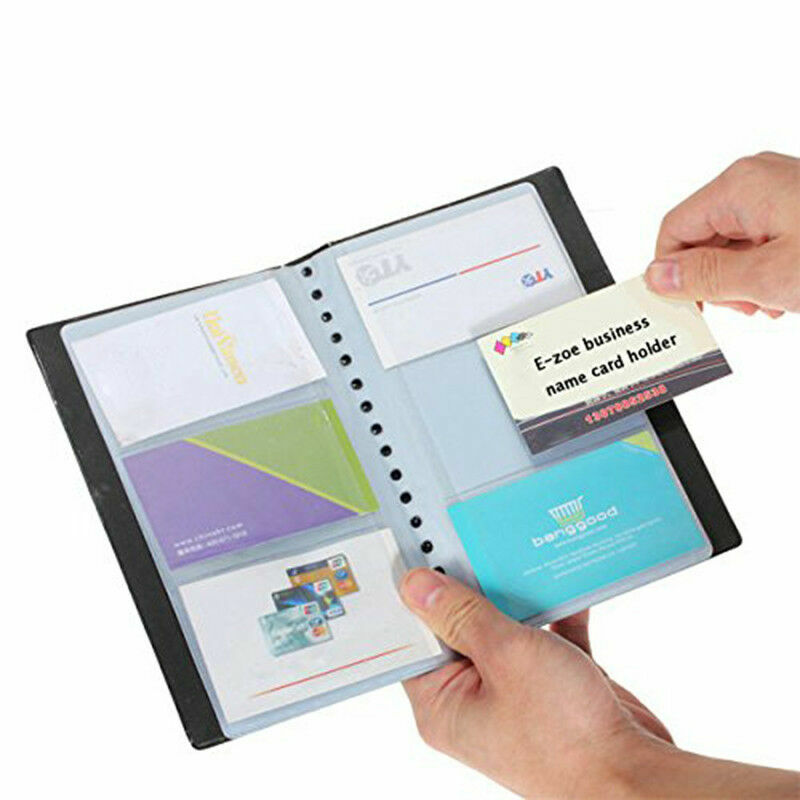 120 Cards Business Name ID Credit Card Holder Book Case Keeper Organizer