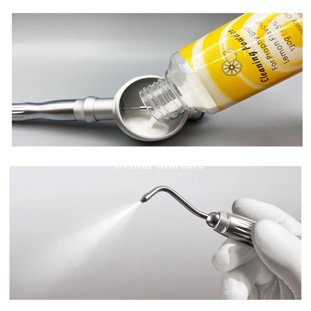 Dental Cleaning Powder Prophy Mate Air jet Polisher Cleaning Powder 1Bottle 130g