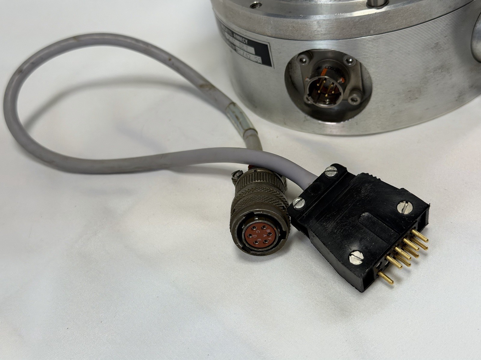 Alcatel 5101 Turbomolecular Pump ISO100 Inlet KF25 Exhaust w/ Ctrl Cable AS-IS