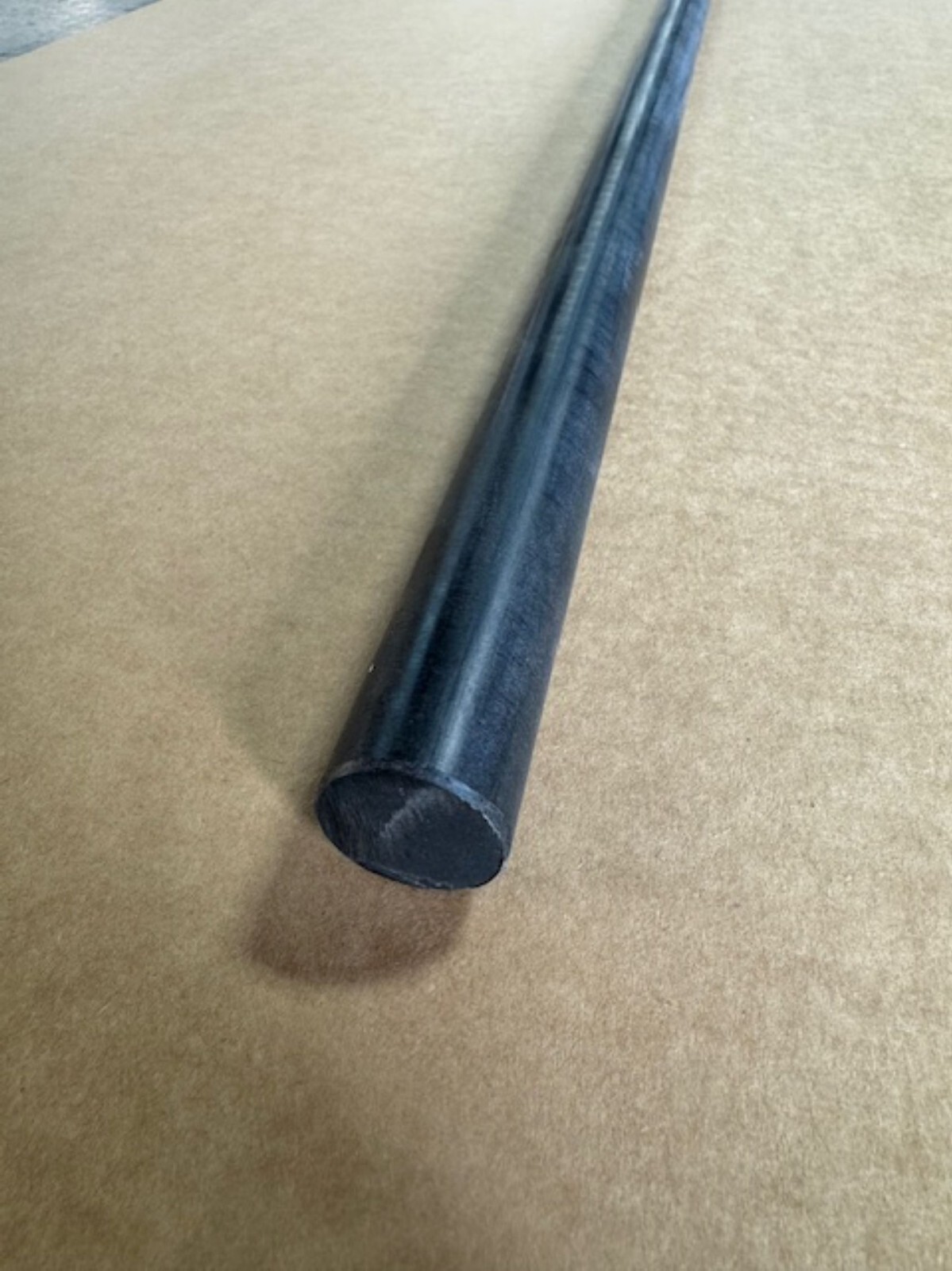1.5″ Diameter Black Delrin Rod x 6″ Long, Acetal Rod, 1-1/2″ Diameter, Round