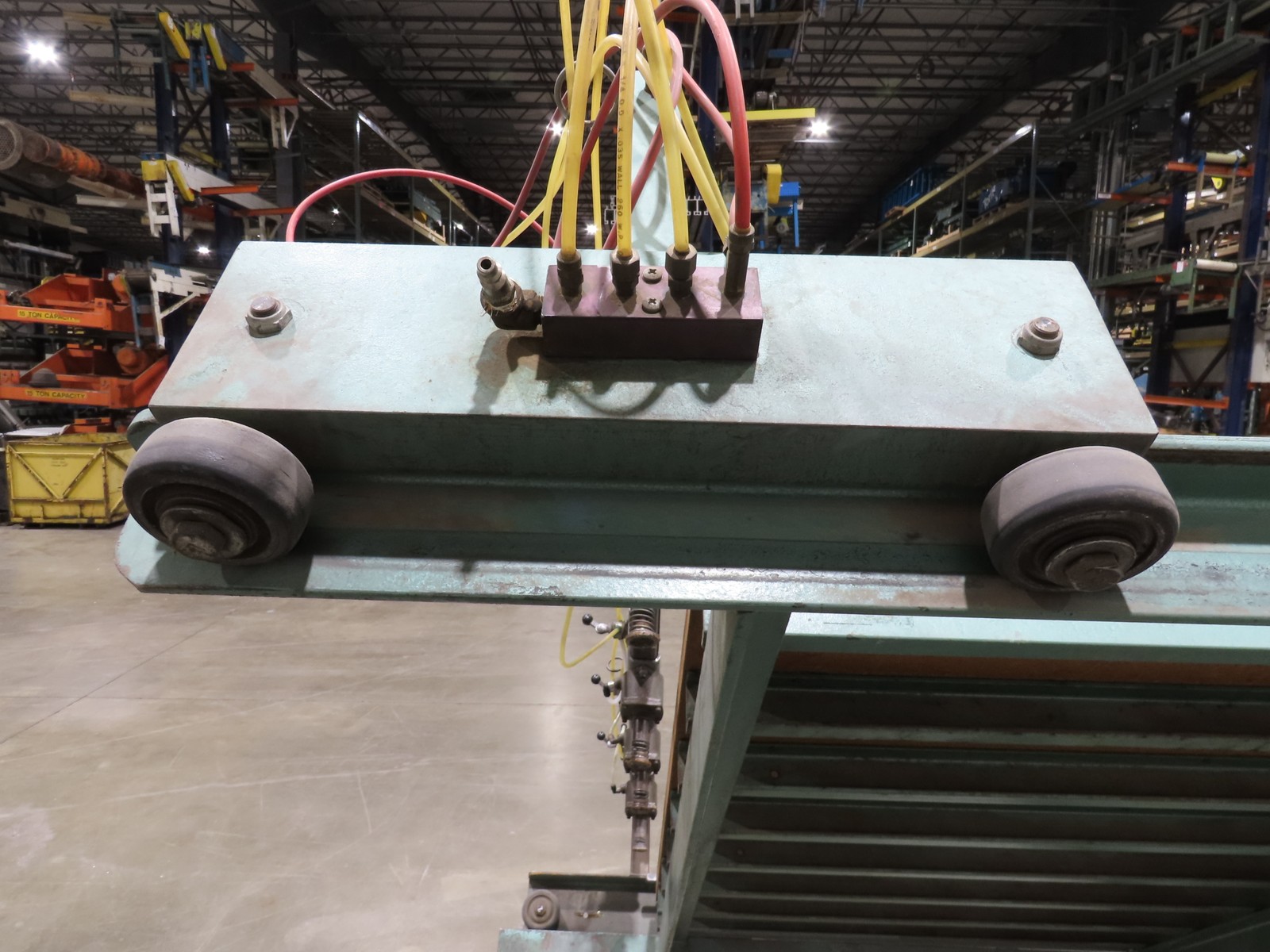 RM Evans Ezy Frame 4’x 12′ Face Frame Assembly Pneumatic Clamp Table 45°