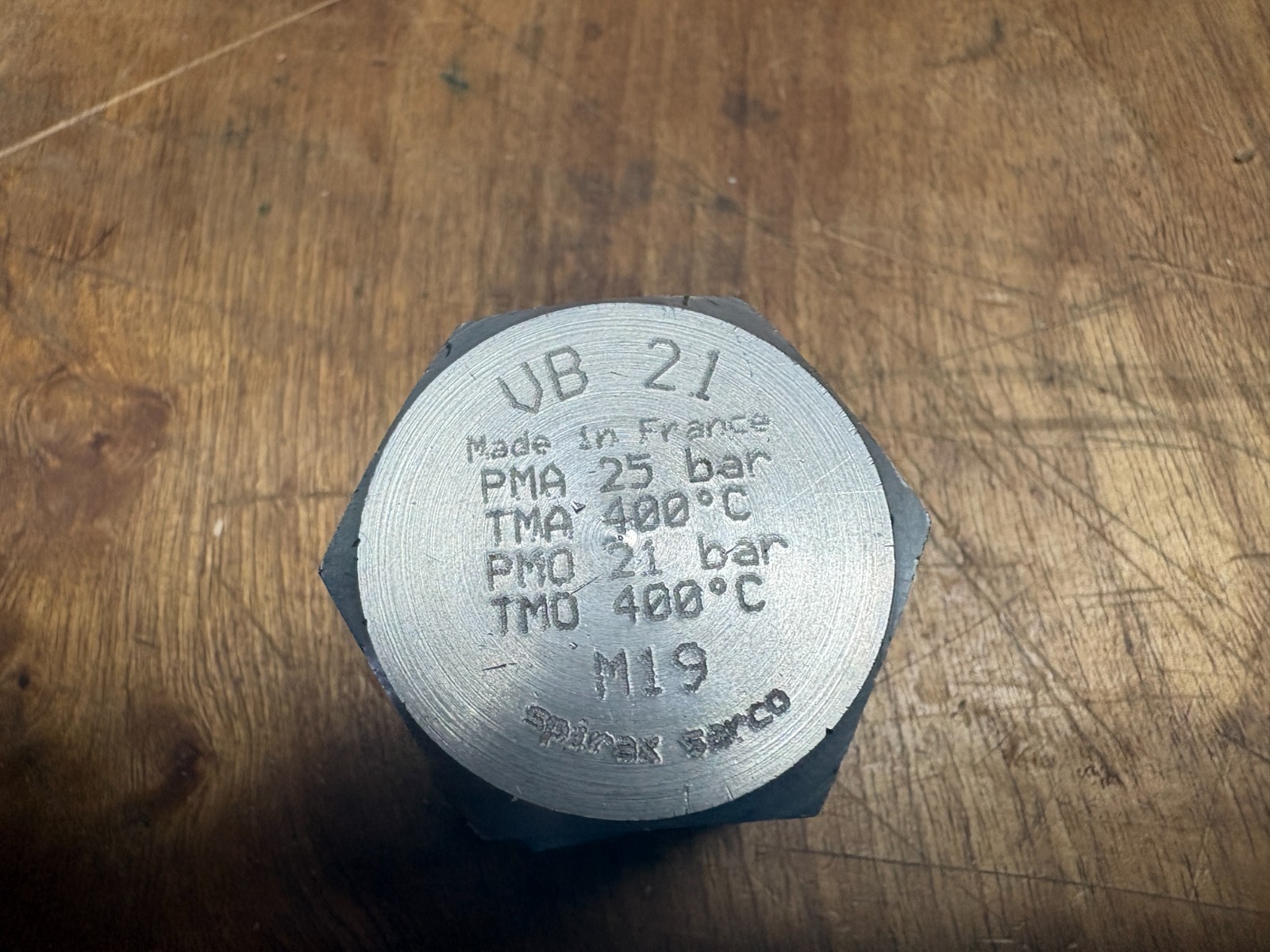 Spirax Sarco VB21 M19 Stainless Steel Vacuum Breaker 1/2″ NPT PMA 25 Bar (D33)