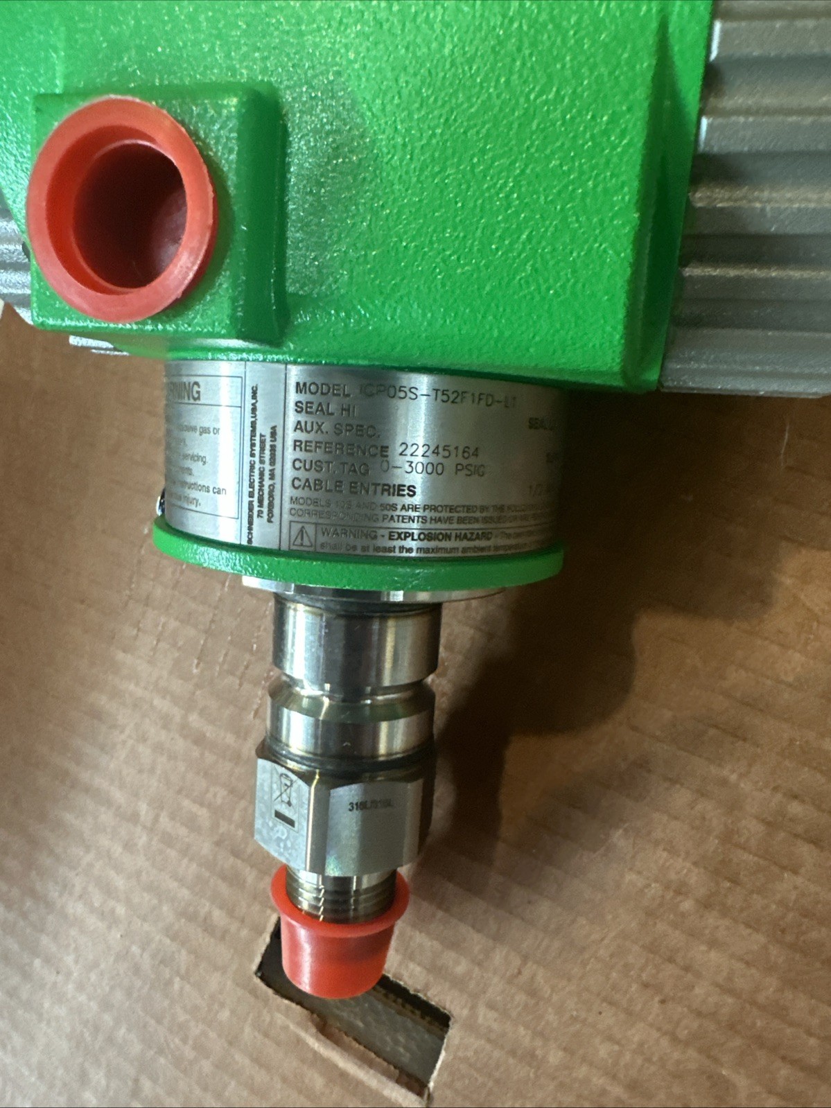 SCHNEIDER FOXBORO IGP05S-T52F1FD-L1 0-3,000 PSI 4-20mA HART