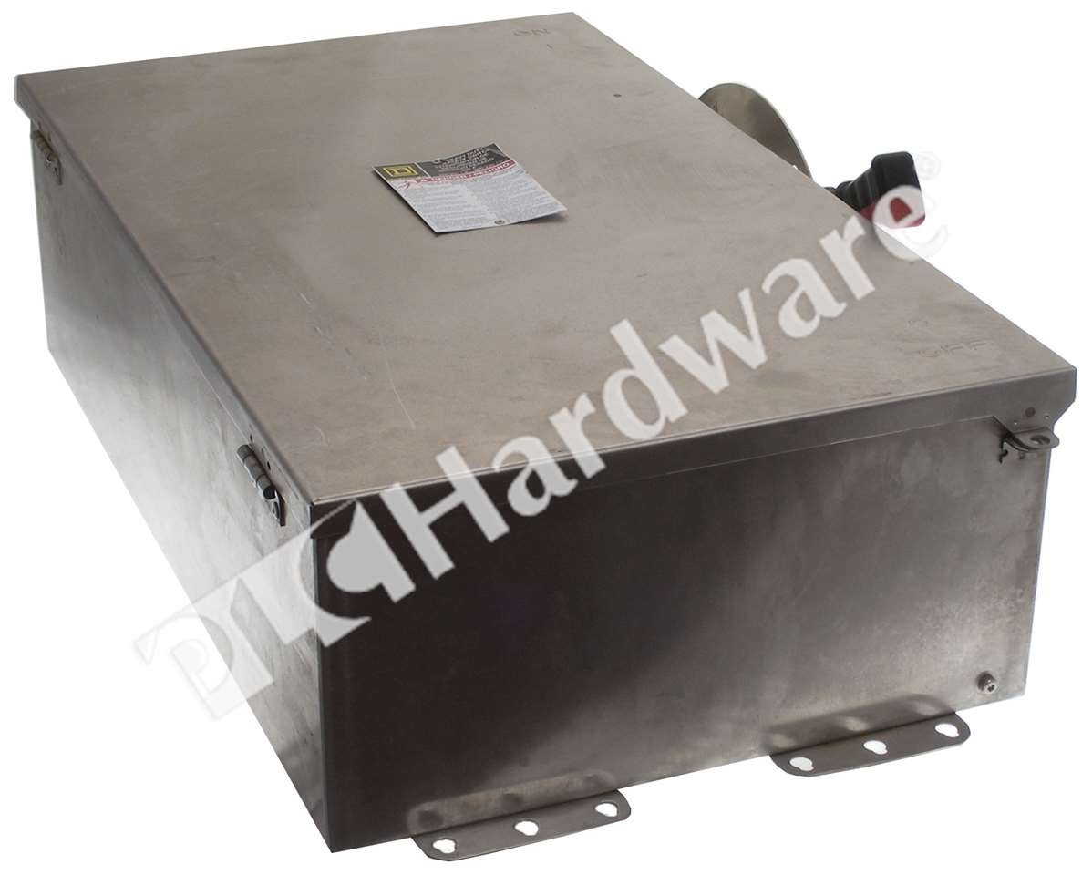 Surplus Schneider Electric HU364DS Square D Safety Switch 3-Phase 200A 150HP