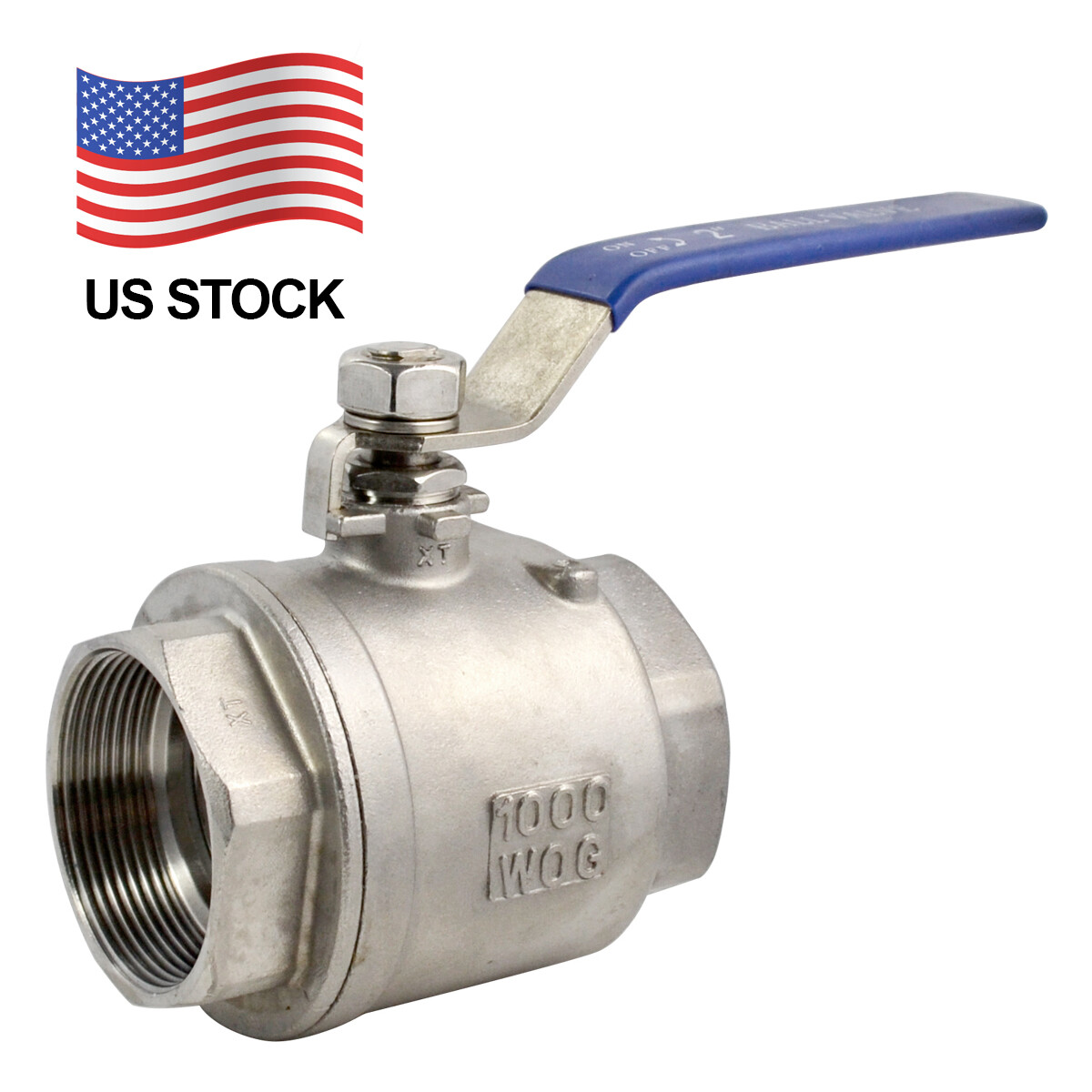 2″ 2 inch SS Ball Valve NPT Female Threaded Full Port Stainless Steel SS 316 oil