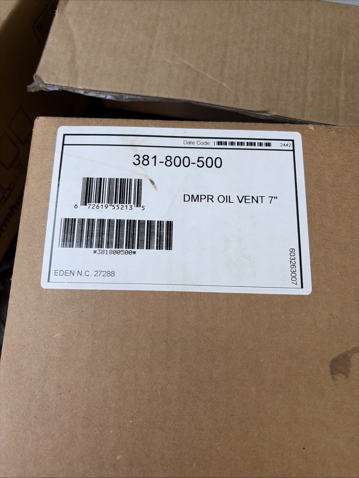 OVD-7 Weil-McLain 381-800-500 Boiler Oil Vent Damper Assembly 7” FIELD CONTROLS