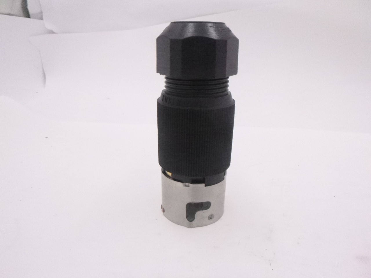 Hubbell 50 Amp 3 Pole 4 Wire 125/250 Volt Locking Male Plug Black