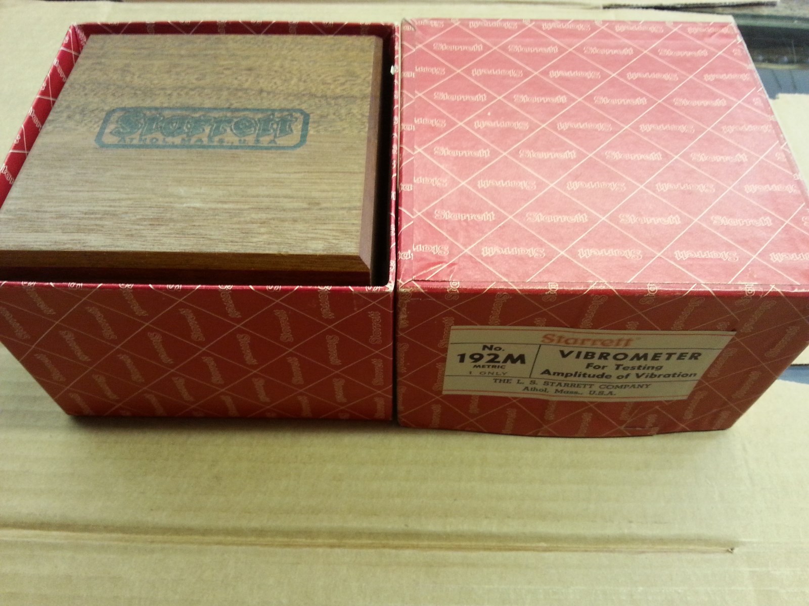 Starrett 192MZ Vibrometer .02mm Graduation Metric IN STOCK VINTAGE!