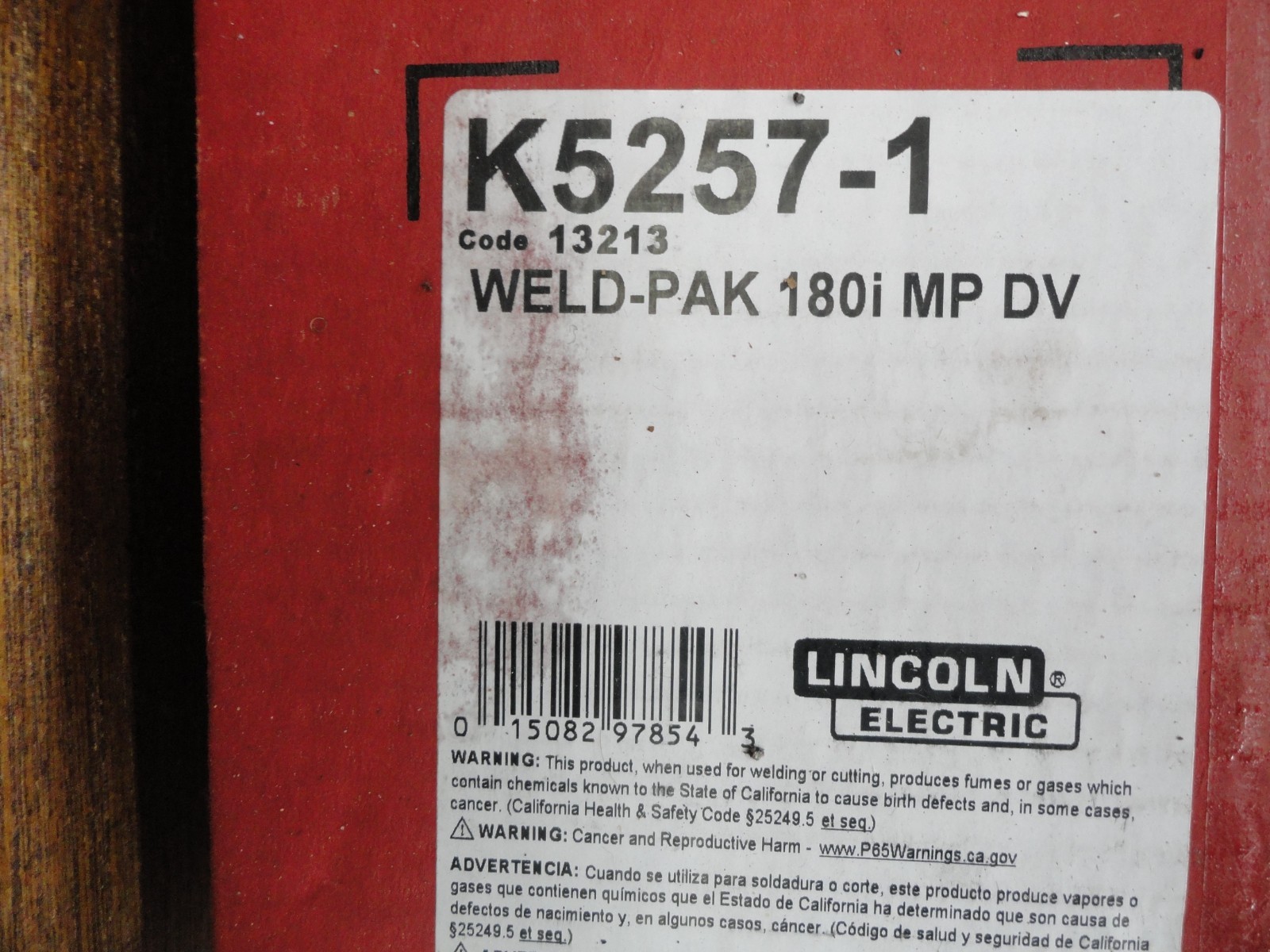 Lincoln Electric 180i MP DV Weld Pak Multiprocess Welder K5257-1 SEALED BOX