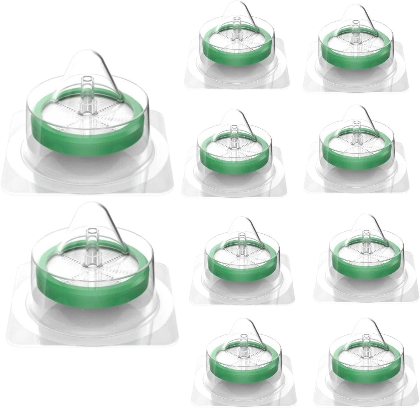 100/200pcs Syringe Filter PTFE Membrane Hydrophilic 33mm 0.22µm Size No-Sterile