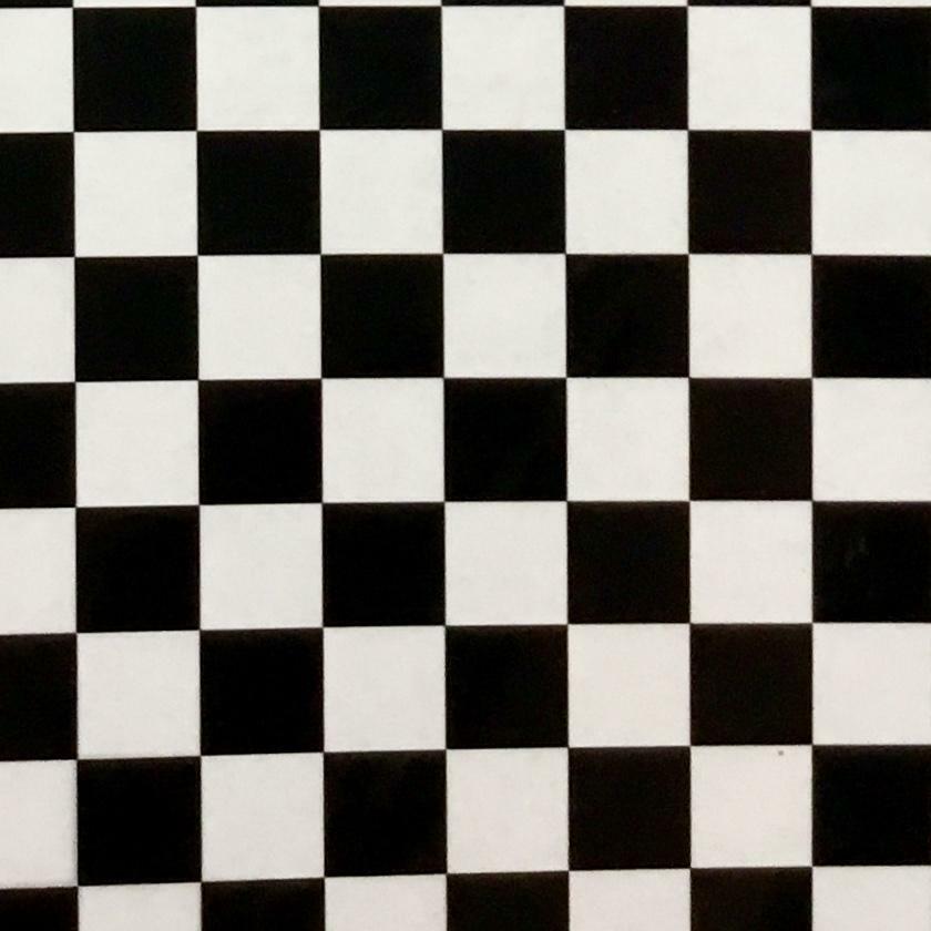 Hydrographic film Black Clear Checker Board hydro dipping 7′ x 20″ hydro dip