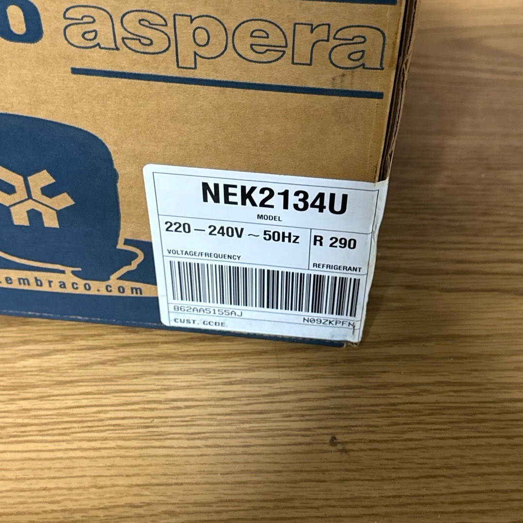 Embraco Refrigeration Compressor NEK2134U 220240V 50Hz R290 Energy Efficient