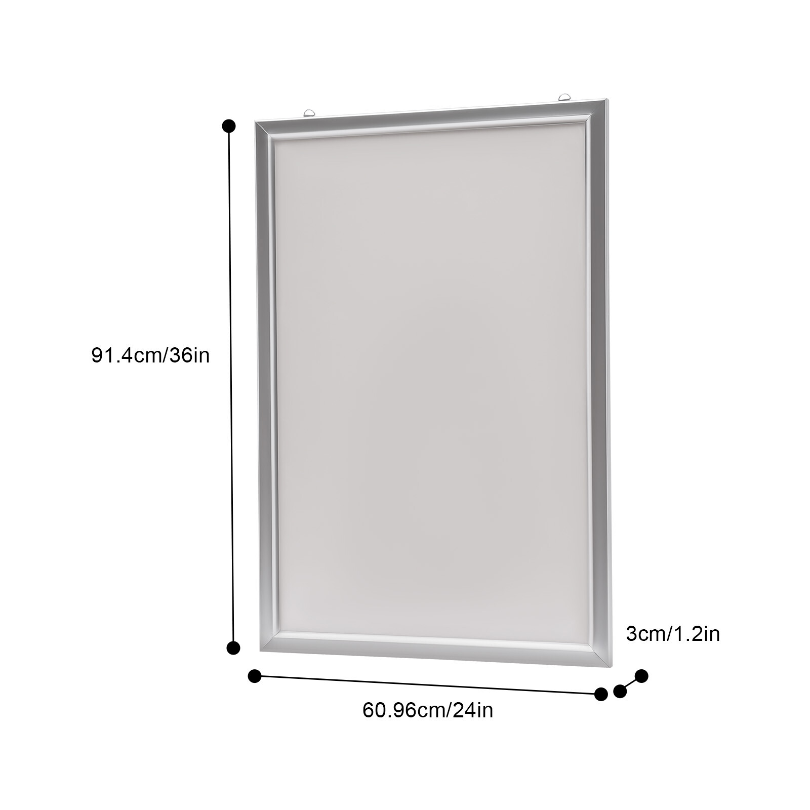 LED Wall Mount Backlit Poster Lightbox Light Up Frame 24×36″ / 18×24″ 20W/10W