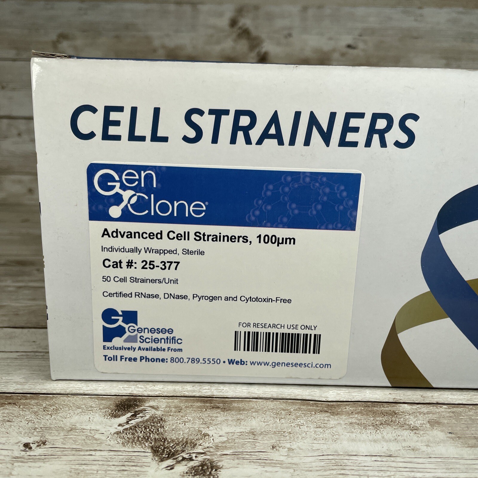Gen Clone Advanced CELL STRAINERS #25-377, 100μm (50 Units) 07/2025