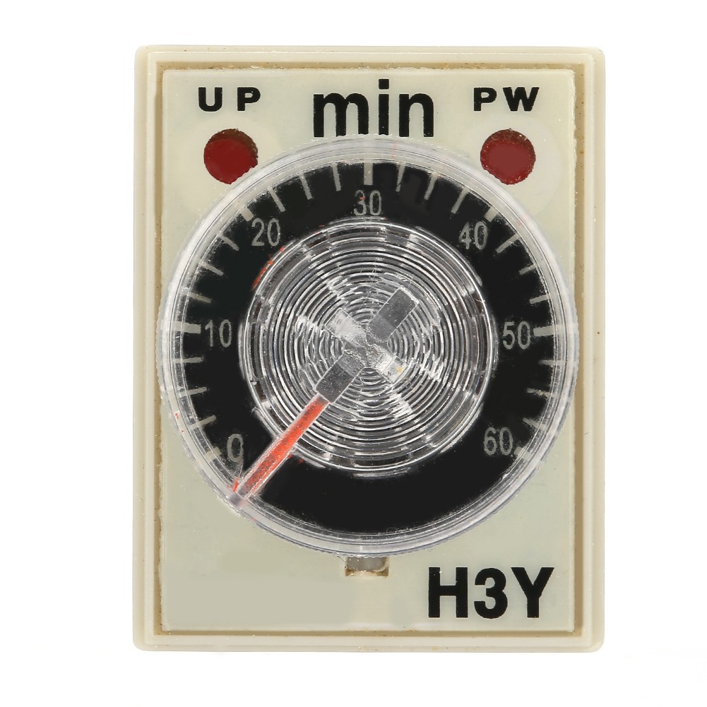 H3Y-4 Power On Delay Timer Relay 0-60 Minutes Time Relay AC 220V 5A✈