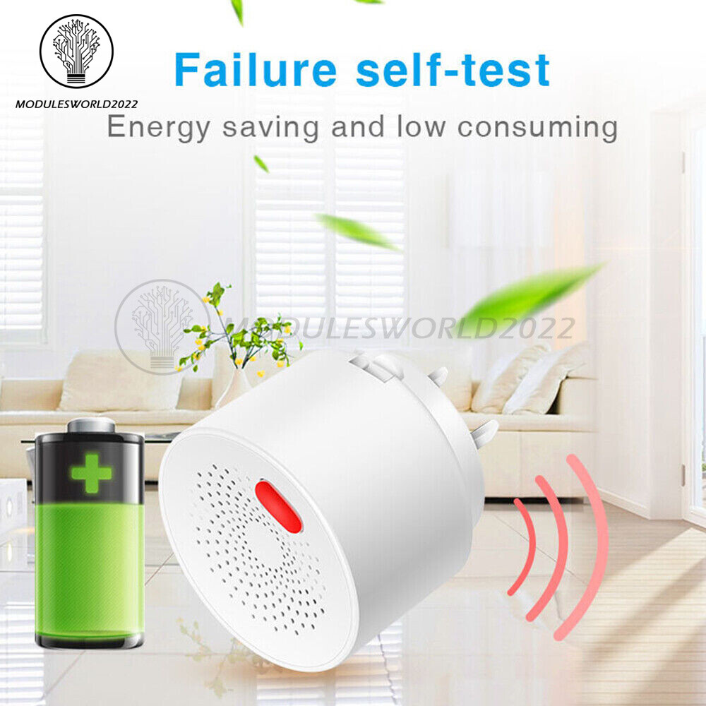 Gas Leak Detector Tuya Wifi Combustible Gas Alarm for Home Natural Gas Sensor