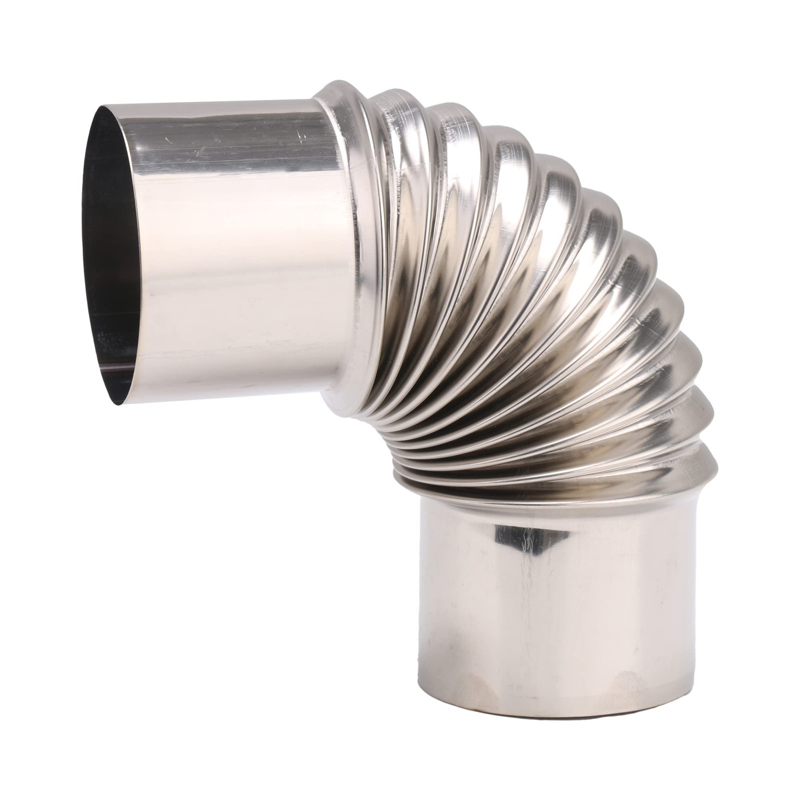 SHANOER Boiler Water Heater Stainless Steel 15x6cm/5.90×2.36Inch, Silver