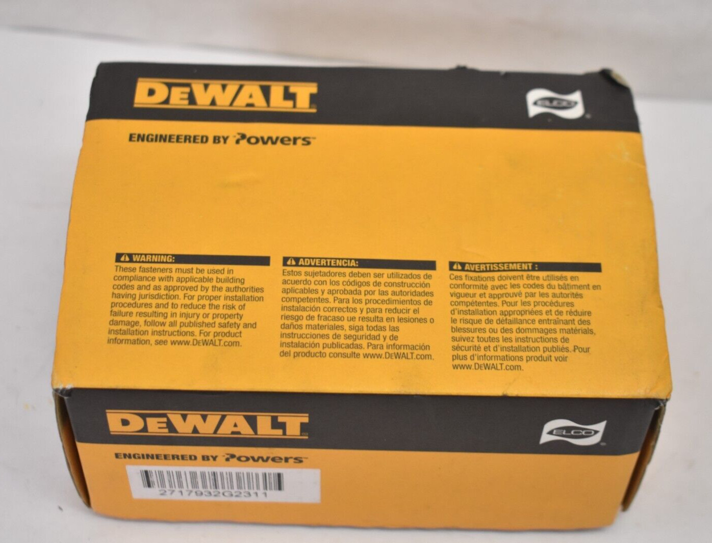 DeWalt Ultracon+ 1/4″ x2-3/4″ Phillips Flat Head Screws Concrete Anchor 100 Pack