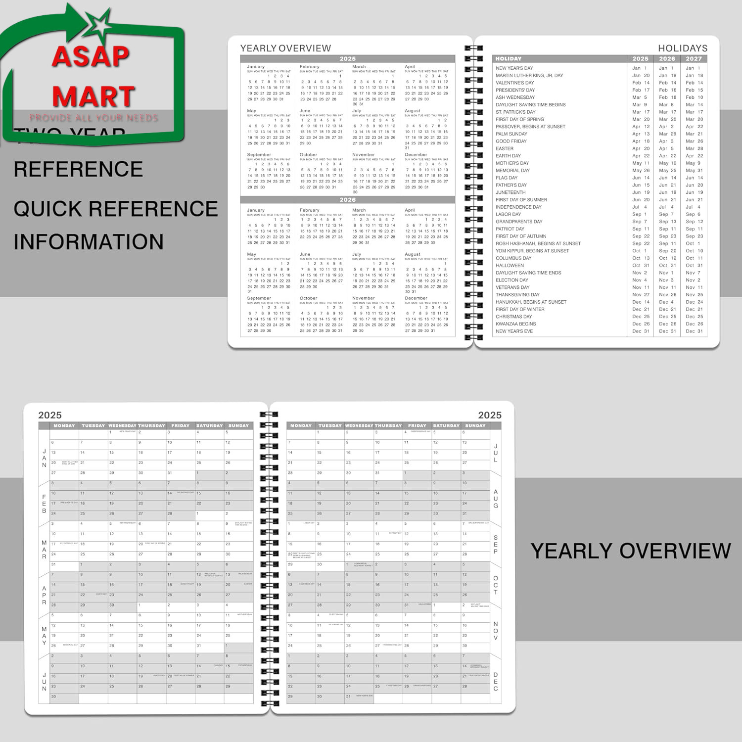 2025 Weekly Appointment Book & Planner – Jan 2025 – Dec 2025, 2025 Daily Hourly.