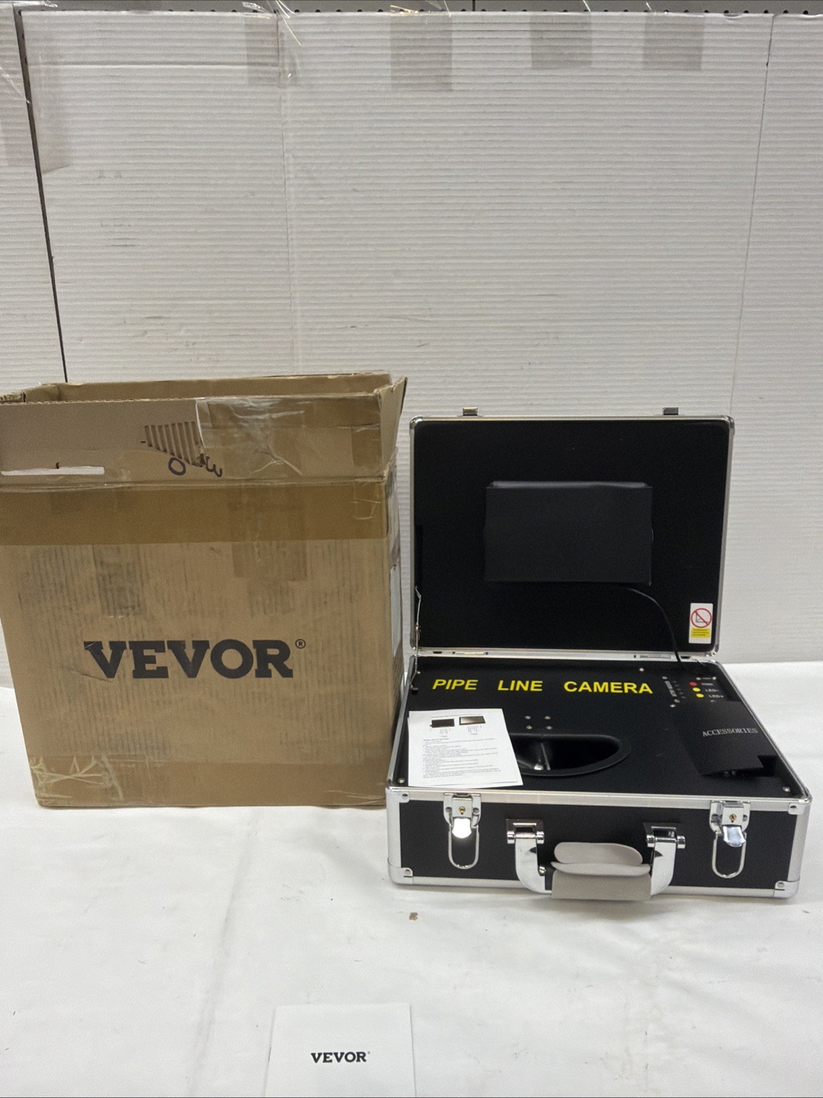 VEVOR Sewer Pipe Camera 7 in. Screen Pipeline 40M/ 132FT