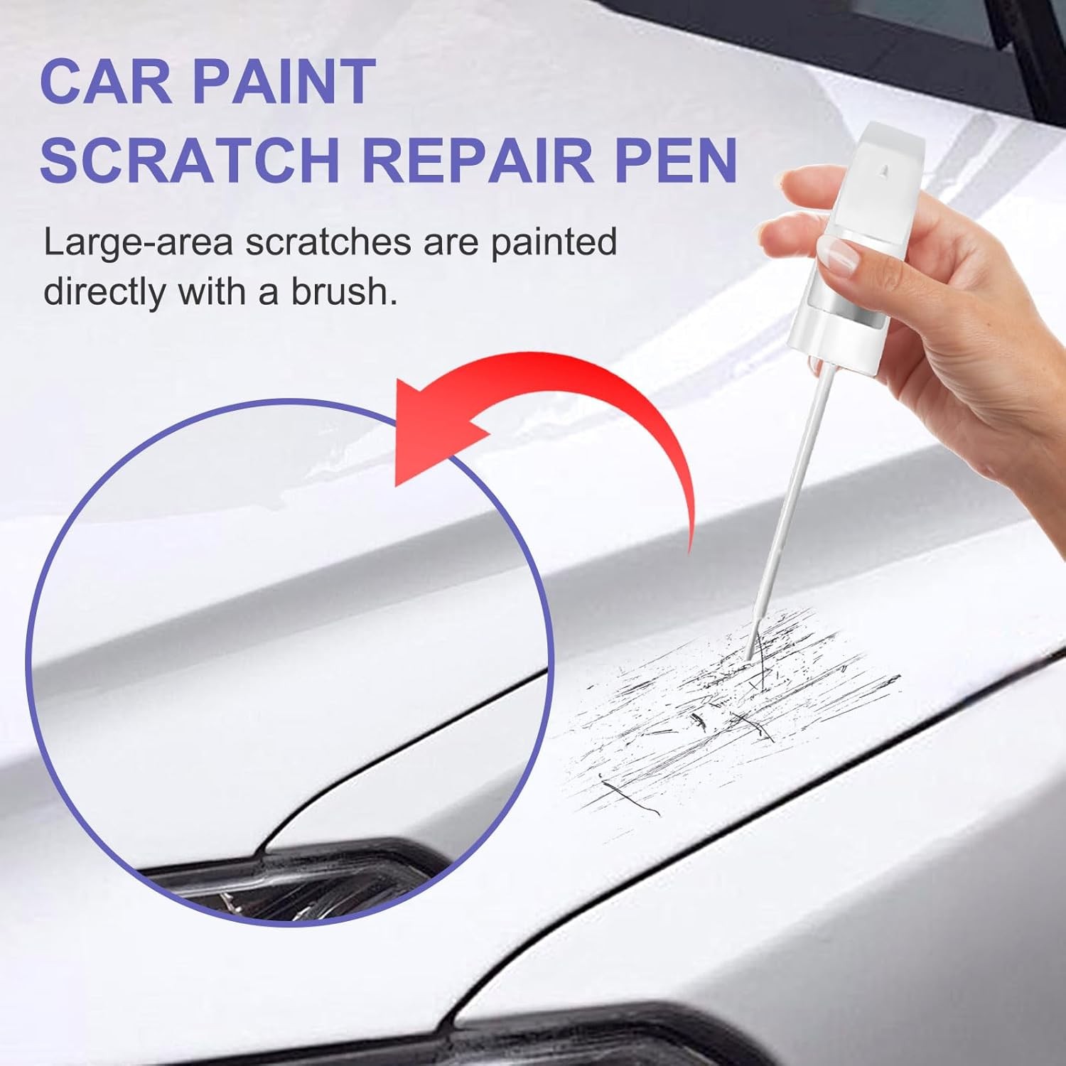 Touch Up Paint for BMW Alpine White (300)-Exact Match–Chips and Nicks TouchUp Pa
