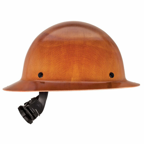 MSA 475407 TAN Skullgard Full Brim Hard Hat W/Fast Track Ratchet Suspension
