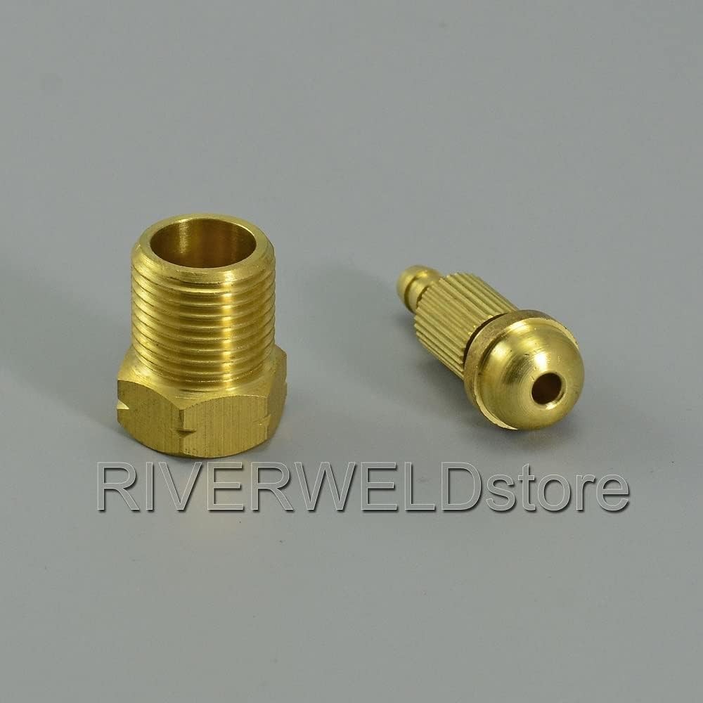 RIVERWELD TIG Welding Torch Fitting Connector Adapter Miller Gas Quick Hose…