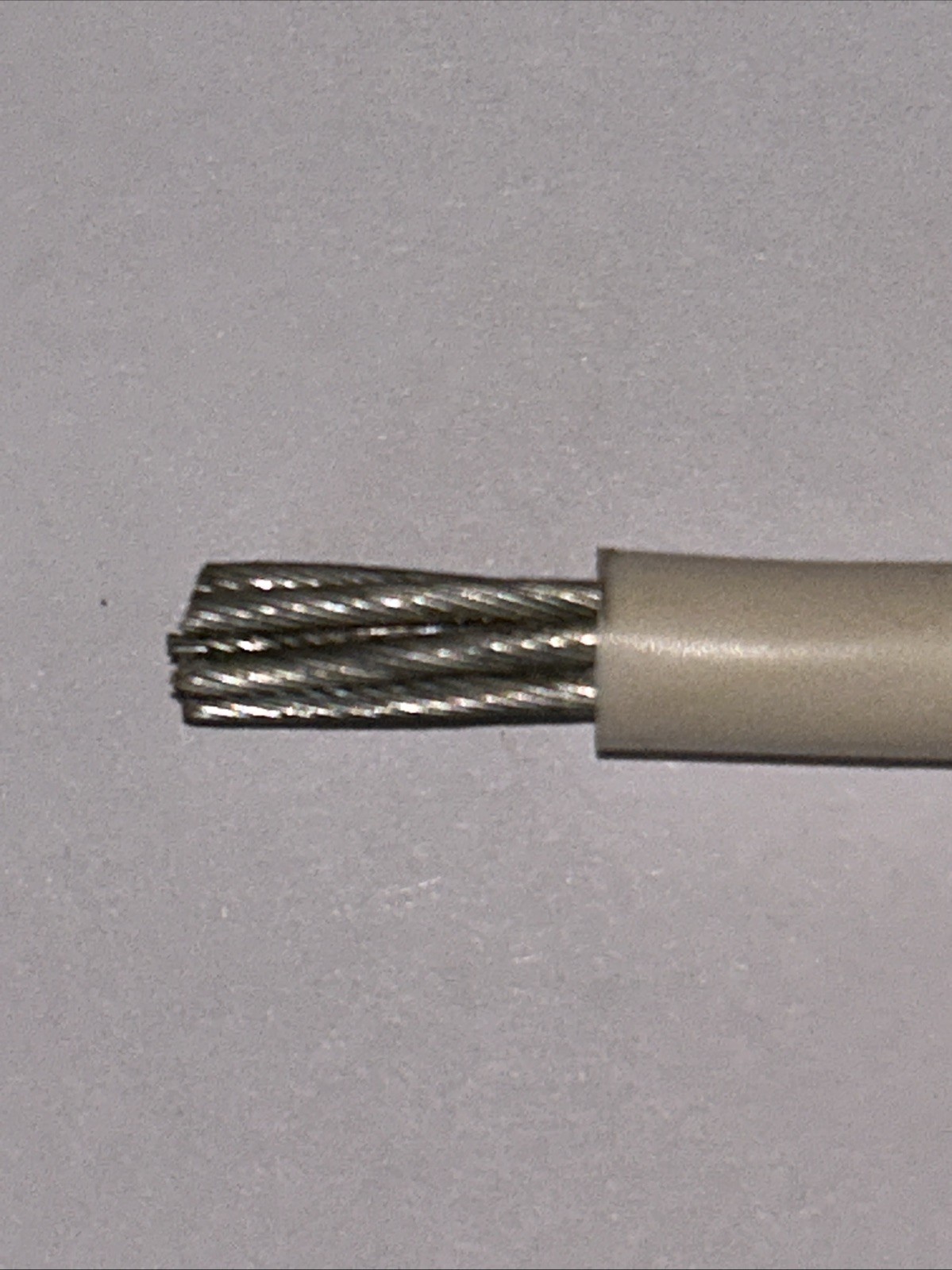 8 AWG MIL-W-16878/3 133 Strand Flexible PVC Power Cable 25 ft. hank @.69/ft